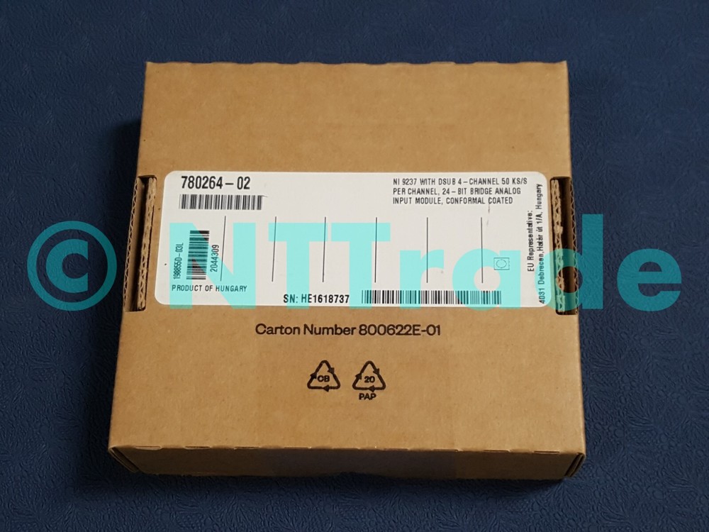 National Instruments NI-9237 cDAQ Bridge Module, D-Sub, Conformal Coating