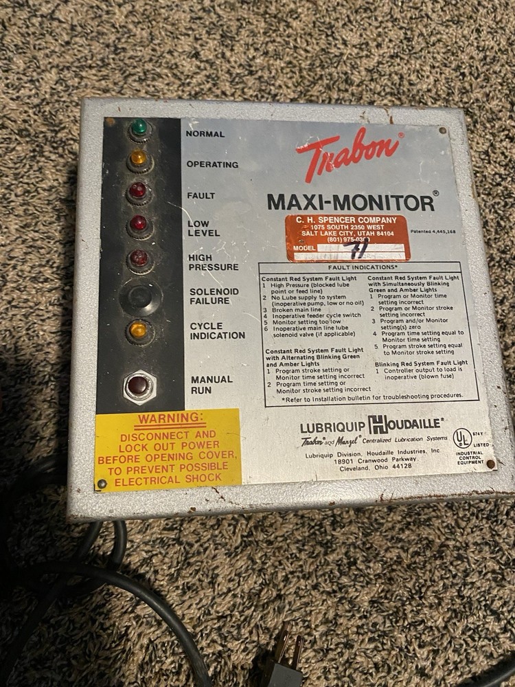 TRABON MAXI-MONITOR UNIVERSAL CONTROLLER