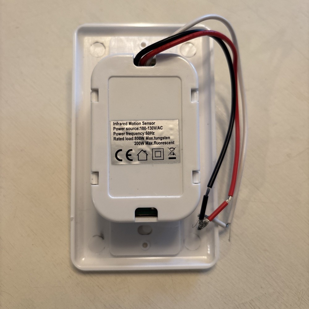 Automatic PIR Occupancy Motion Sensor Light Switch Auto On/Off Infrared -