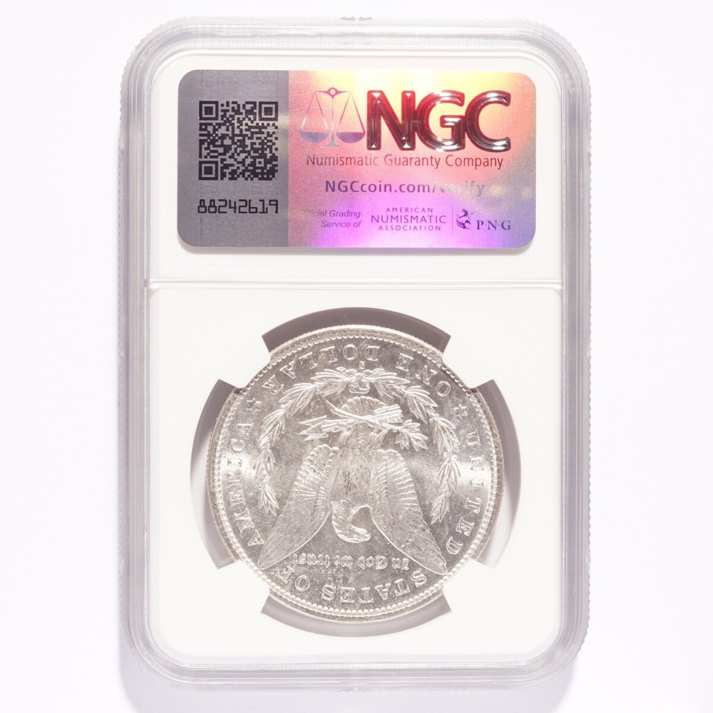 1881 Morgan Silver Dollar NGC MS62