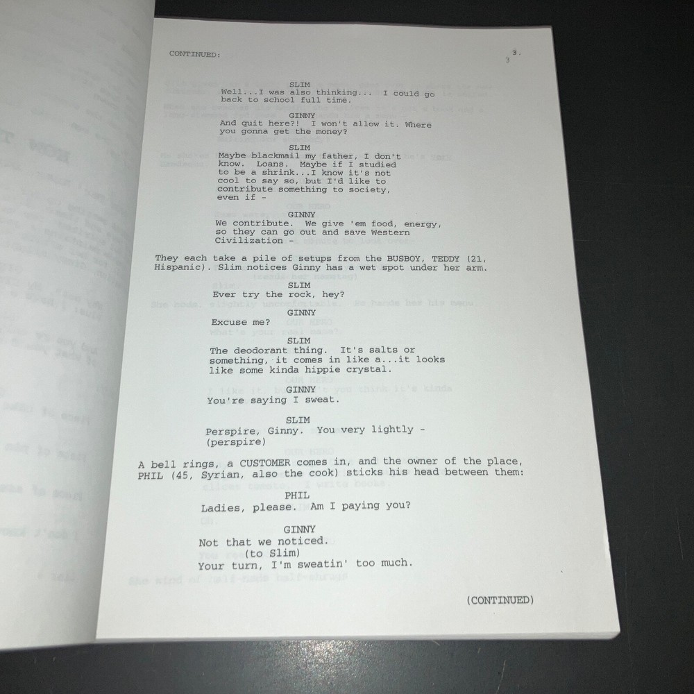 ENOUGH (2/16/01) Jennifer Lopez / Nicholas Kazan Final White Shooting Script+COA
