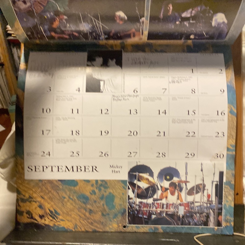 Vintage Grateful Dead Calendar 1995