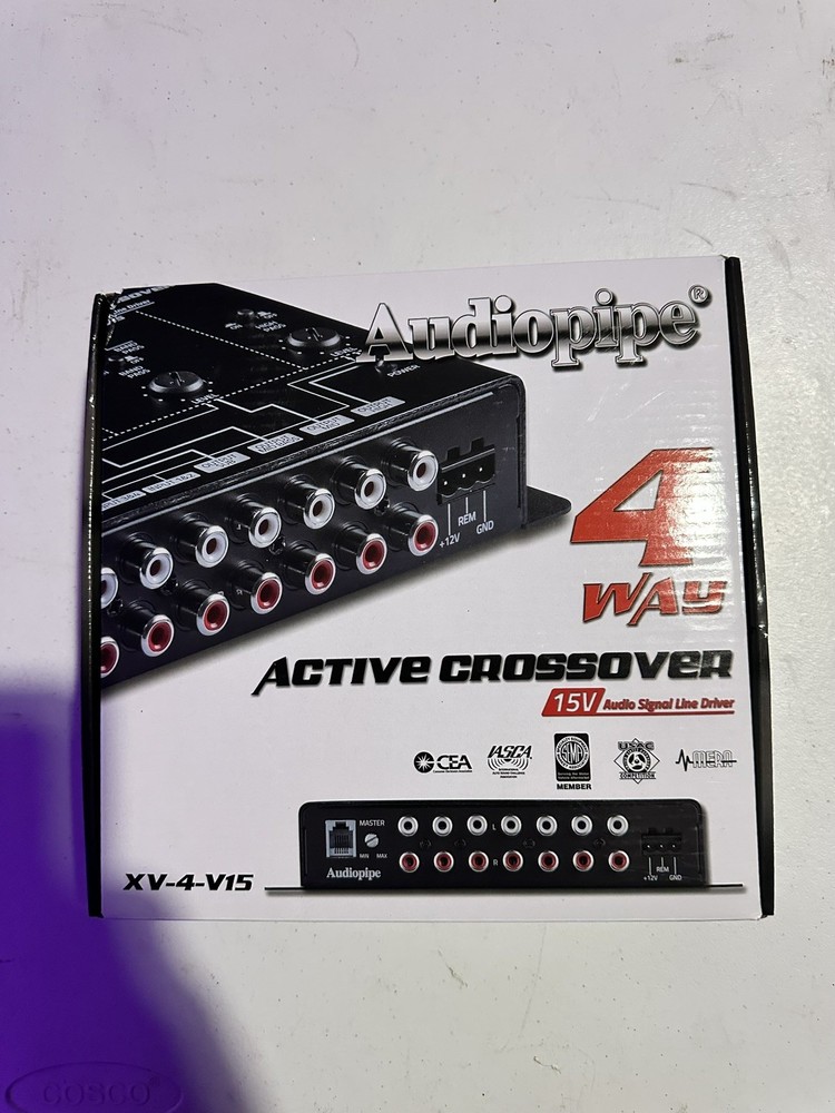 Audiopipe 4 Way Crossover 6 ch. Input 8 ch. Output
