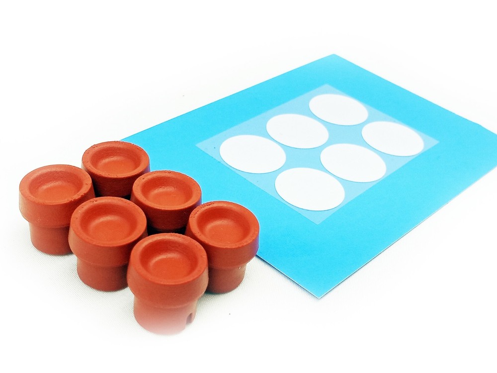 Mushroom Grain Spawn DIY Jar Lid Kit - 6 pack