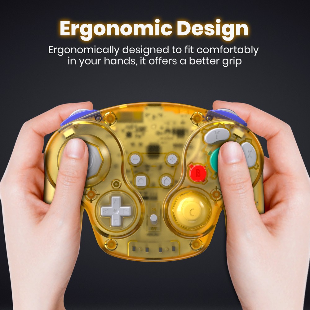 Wireless GameCube Controller with Rumble for Original Wii Nintendo Gamecube