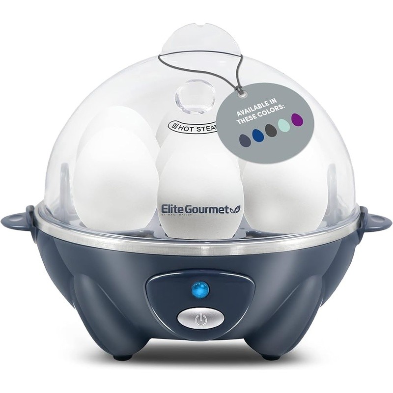 Egg Cooker Rapid Boiling Easy Peel Timer Multi Function Poacher Steamer New
