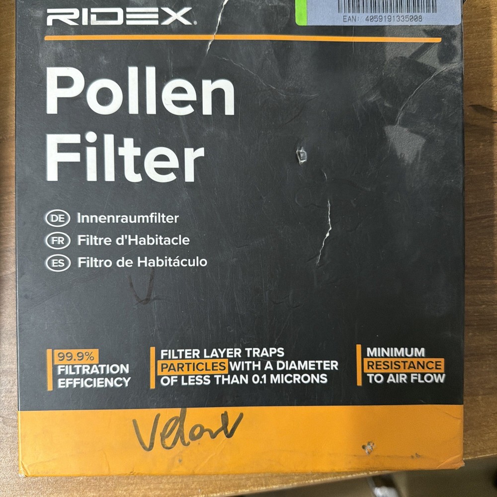 Pollen / Cabin Filter fits RANGE ROVER VELAR