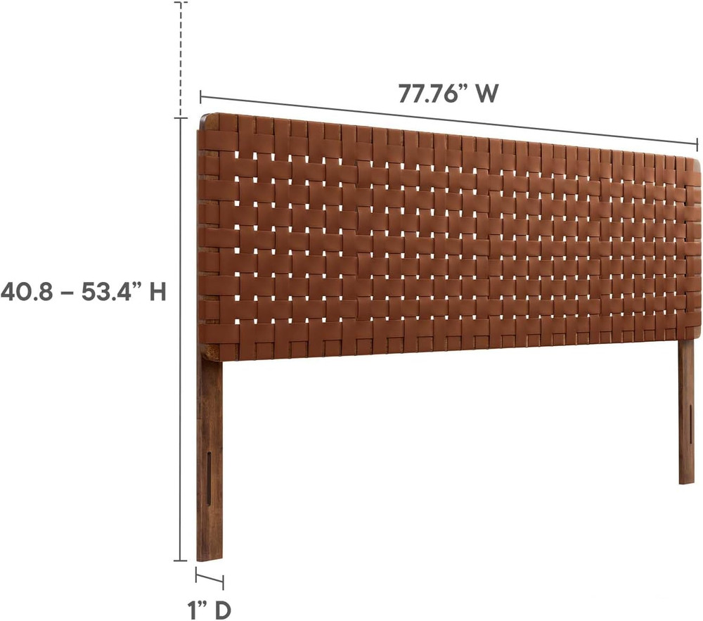 Sparta Headboards, King, Walnut Brown