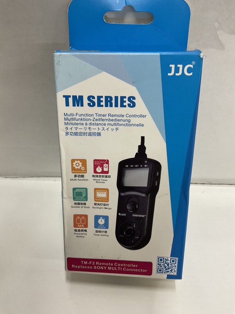 JJC TM SERIES Multi-Function Timer Remote Controller-L👀K-replaces Sony