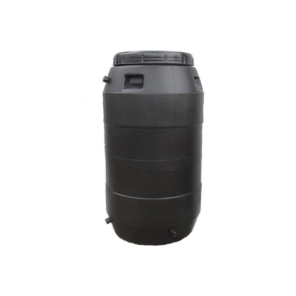 55 Gal. Black Rain Barrel