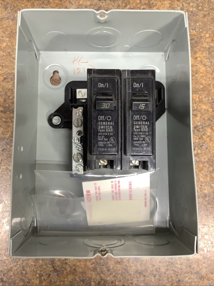 General Switch Indoor Load Center 2 Breakers