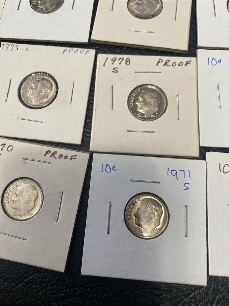 26 Copper Nickel Proof Roosevelt Dimes