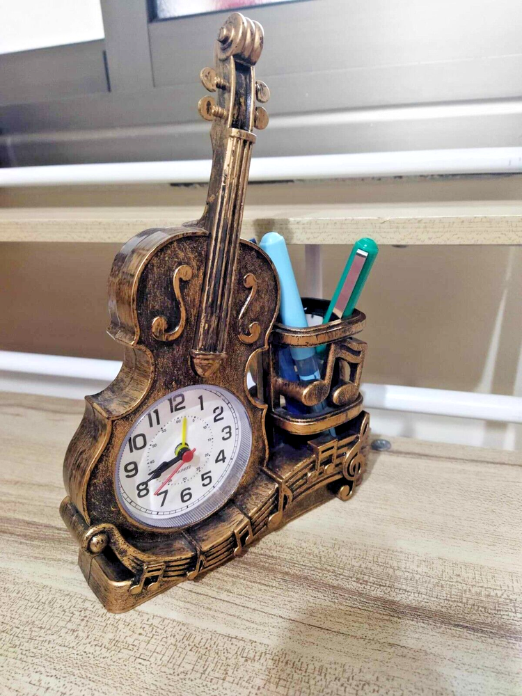 Home & Desktop Accessories Guitar Clock Shape