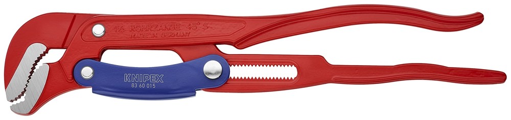KNIPEX Tools Swedish Pattern Pipe Wrench S-Shape Fast Adjust 8360015