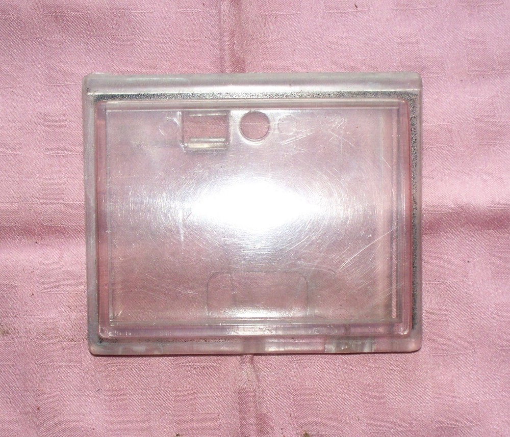 DIXIE NARCO Machine OLD STYLE RECTANGULAR SELECTION PUSH BUTTON  2 3/4" x 3 1/4"