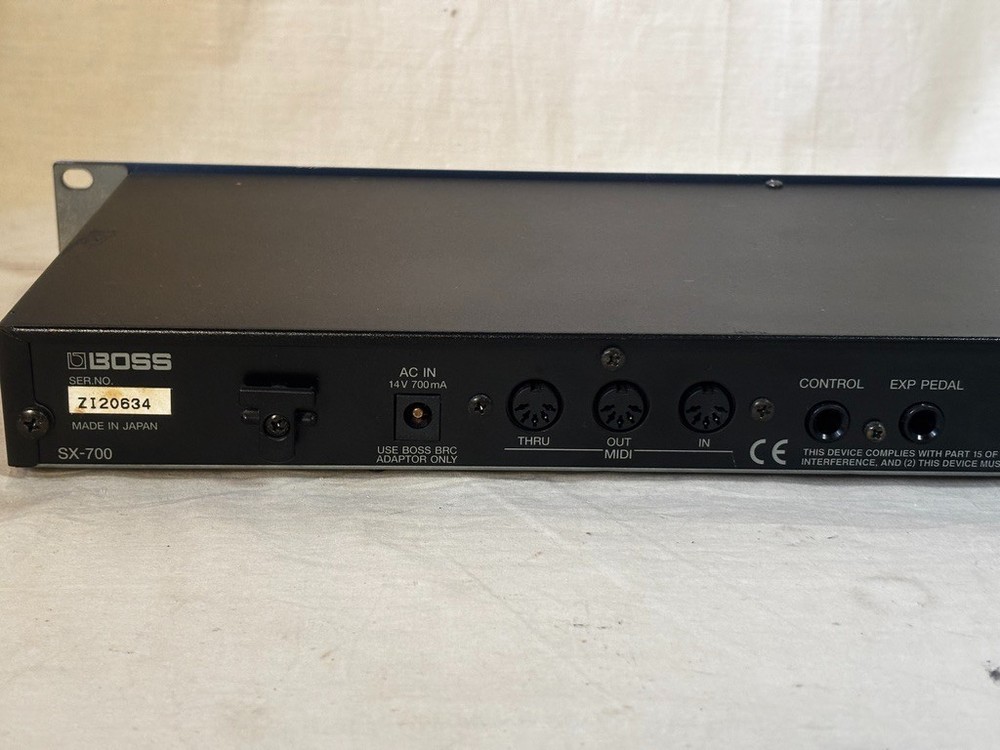 BOSS SX-700 SX 700 Studio Effects Processor rack mount New internal Battery! RSS