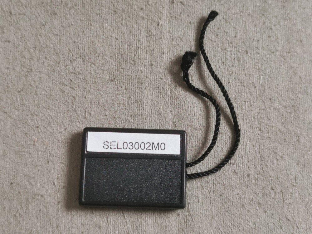 Vintage Black Plastic Tag Good Condition Orient