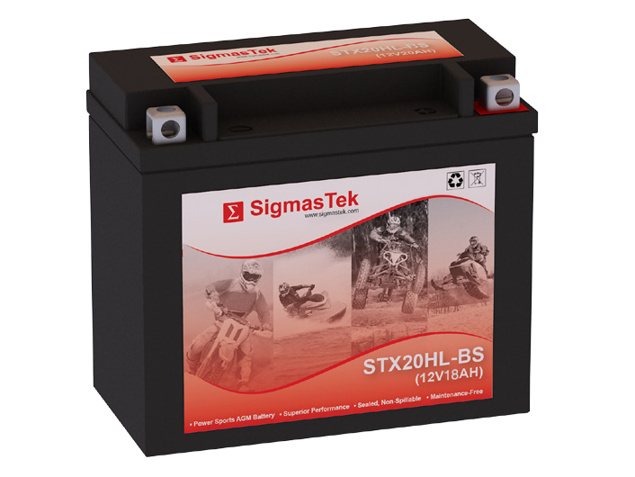 Deka ETX20L Battery (Replacement) by SigmasTek (310 CCA)