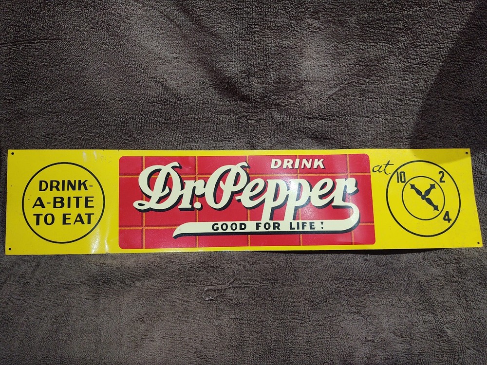 VINTAGE DR PEPPER SIGN