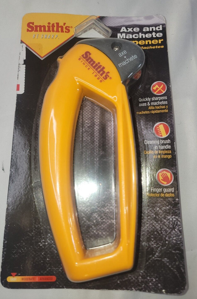 Smiths Axe and Machete Sharpener with Oversized handle Model# 50564 NEW