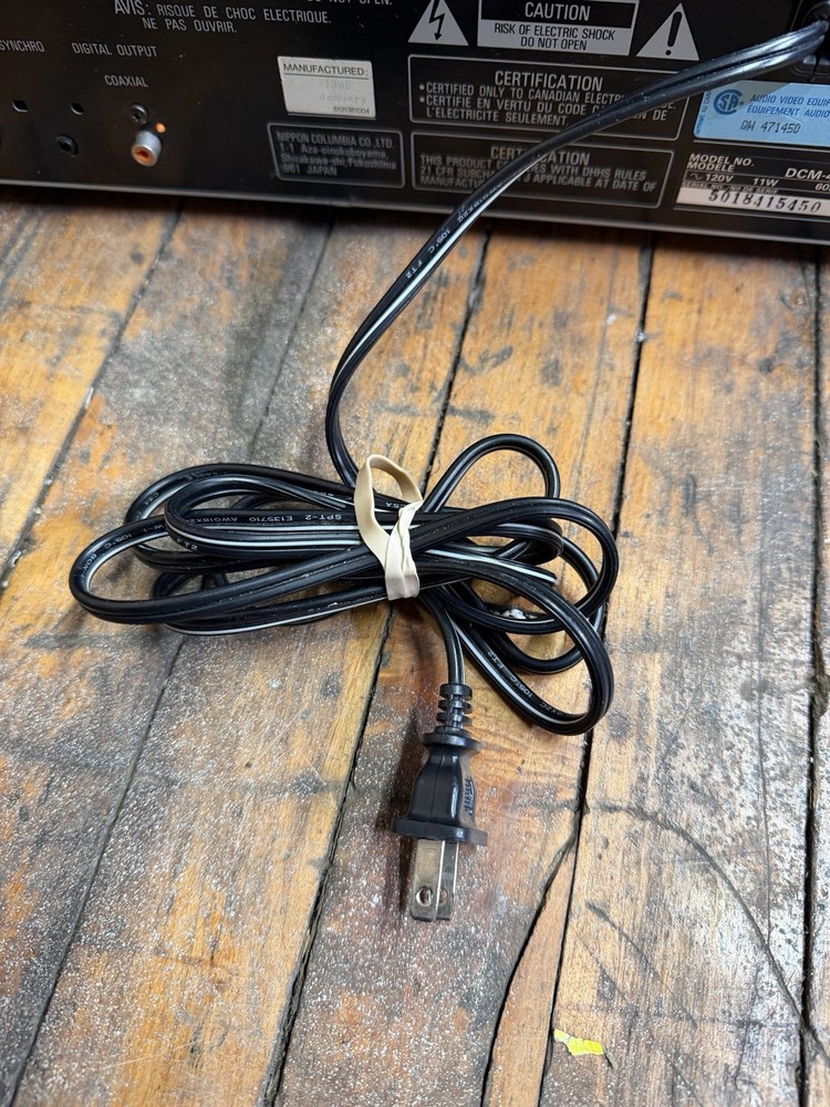 Denon DCM-460 5 Disc CD Auto Changer PCM Audio Alpha Processing Tested Works