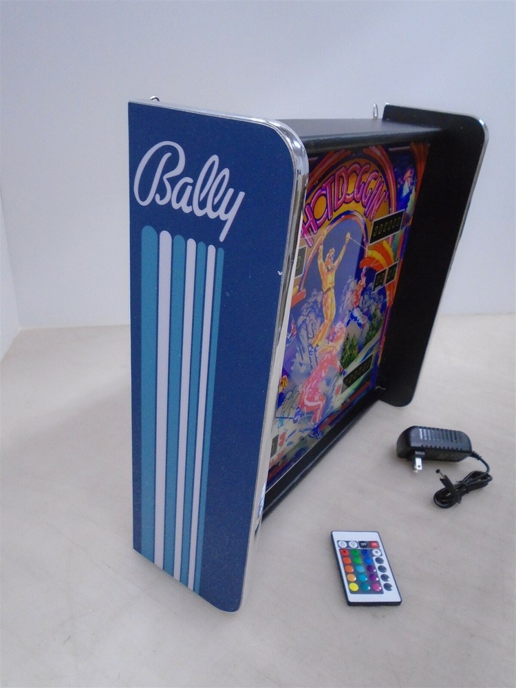 Bally Hot Doggin Pinball Head LED Display light box