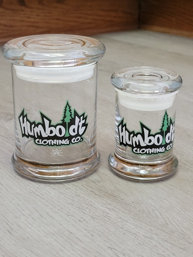 Humboldt Stash Jars Thick Glass.