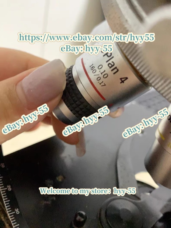 1PCS Olympus CH2 microscope has three lenses, EA40/4/EA10,-/55