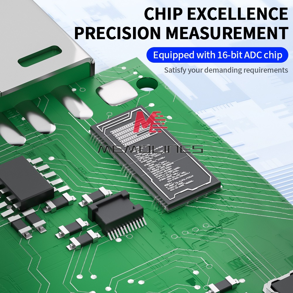 1.06" IPS Multi-function USB Tester Voltage Ammeter Power Meter DC 4-30V 0-8A