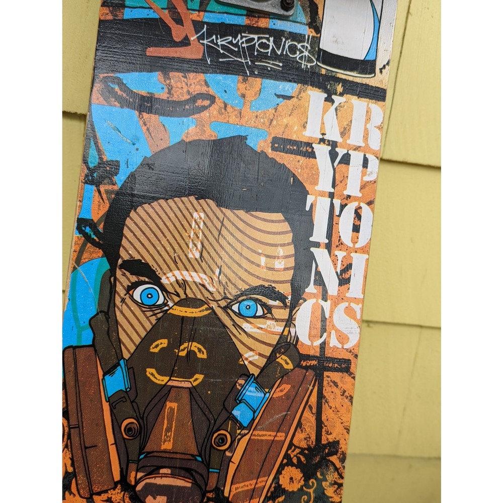 Kryptonics Skateboard -Logo Gas Mask- 50mm
