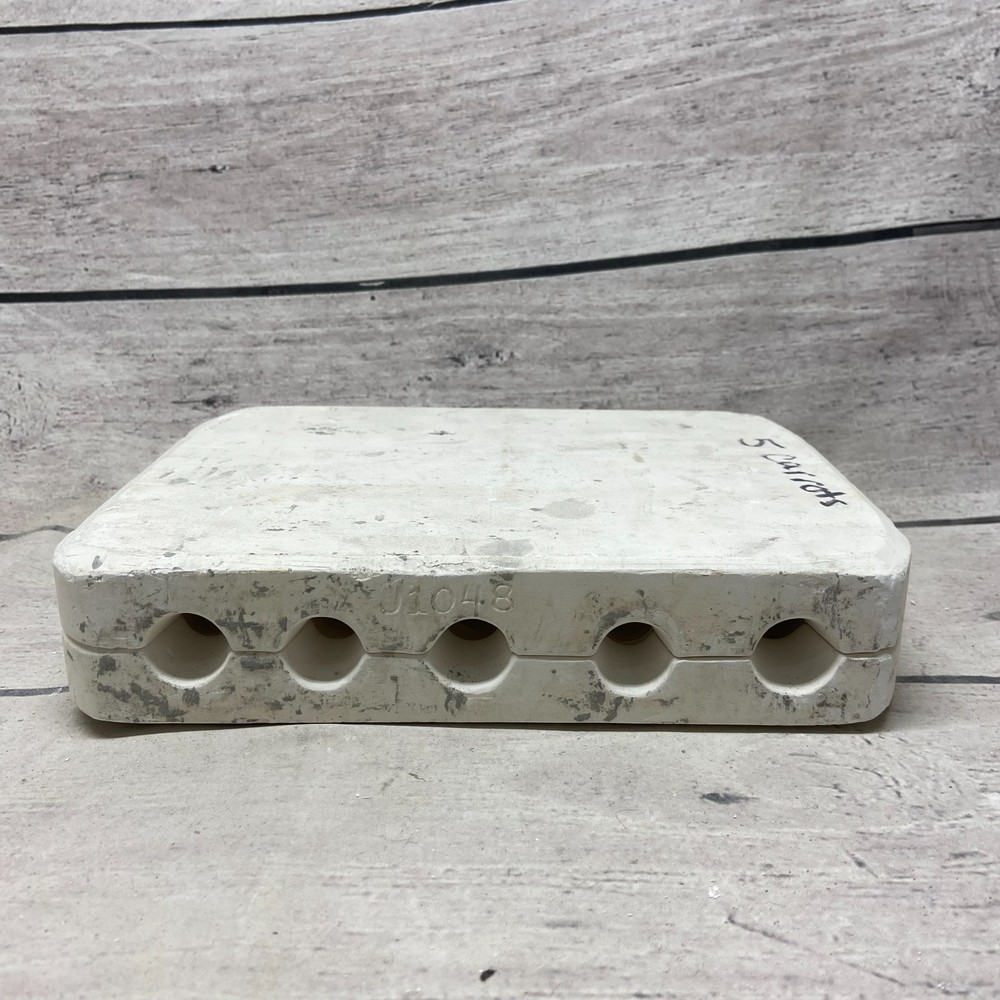 Vintage Clay Magic Ceramic Casting Mold Five Carrots #J1048