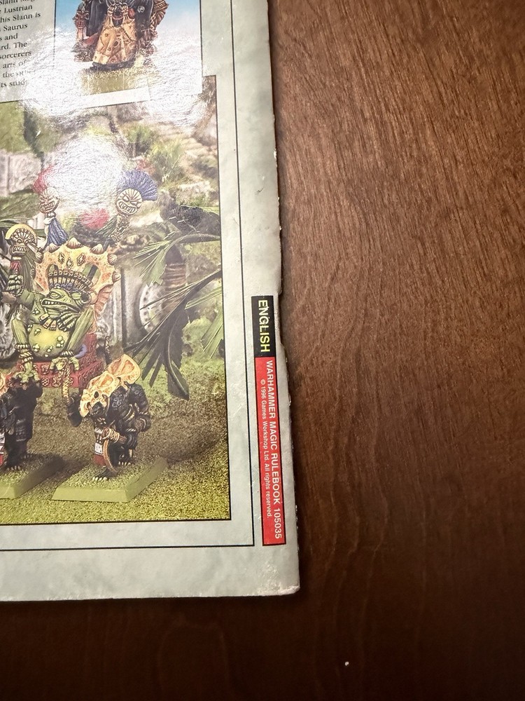 Vintage 1997 Warhammer Magic Supplement Rule Book Games Workshop Second Edition