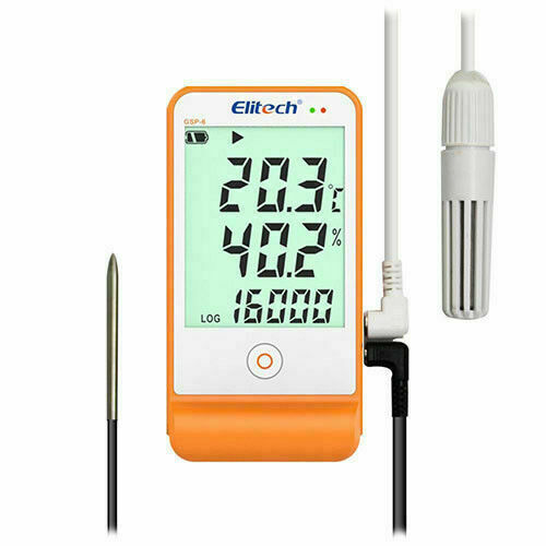 Elitech GSP-6 Temperature and Humidity Data Logger Recorder