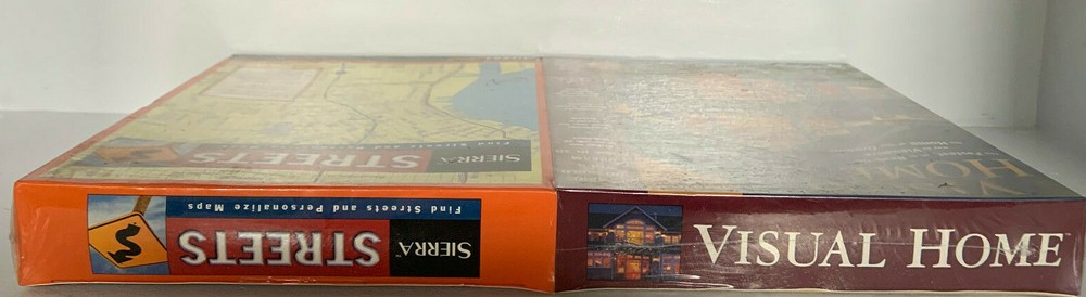 Sierra Home Software Pack Visual Home & Sierra Streets 1998 Windows (SEALED)