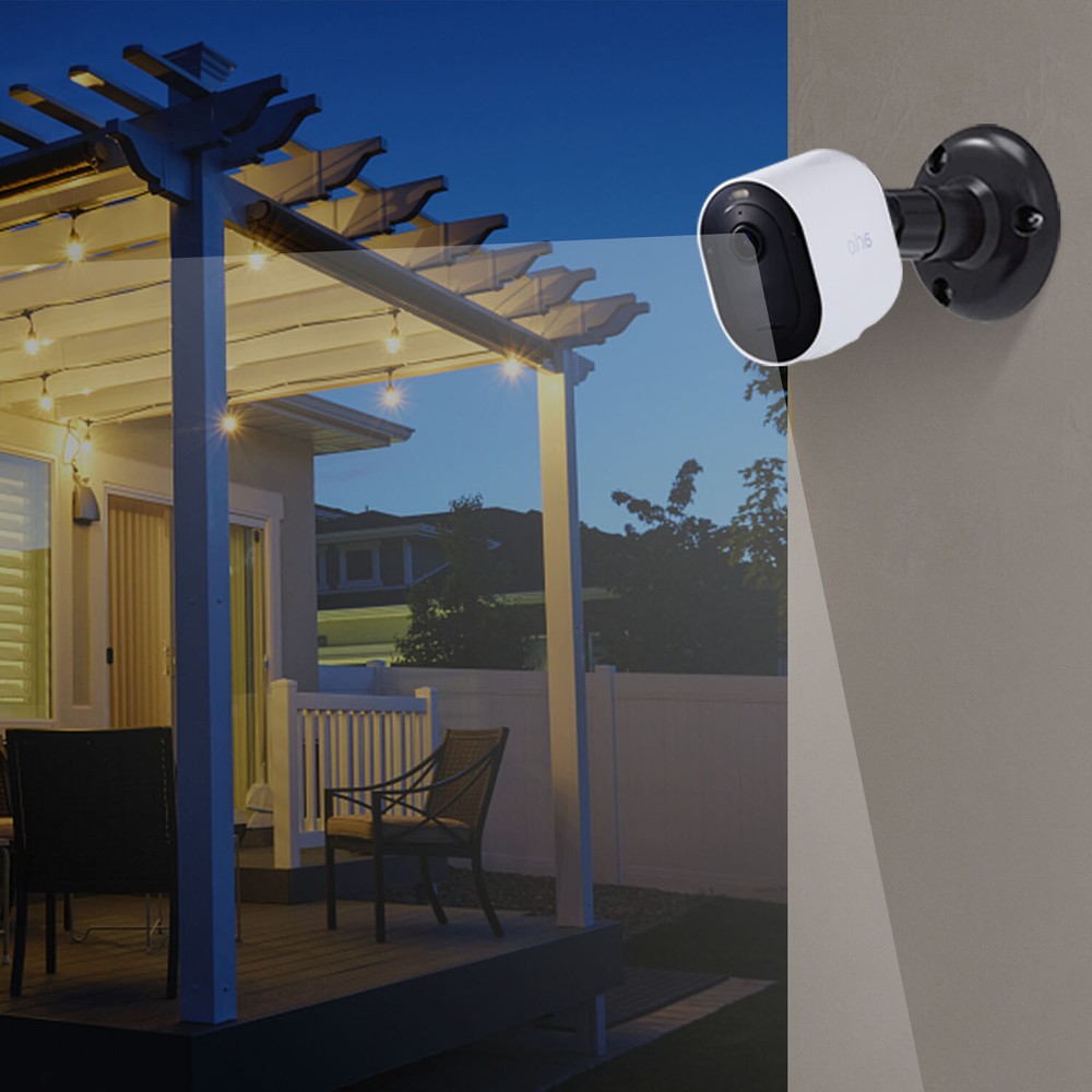 4Pack Flexible Camera Wall Mount Bracket - For Arlo Pro Security Outdoor Indoor