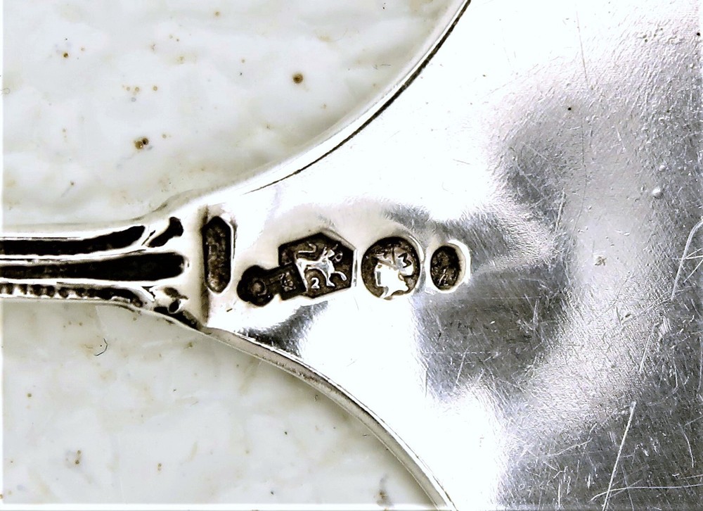 Dutch Netherlands Solid Silver Server wth Two Figure Handle End Hallmarked A.P
