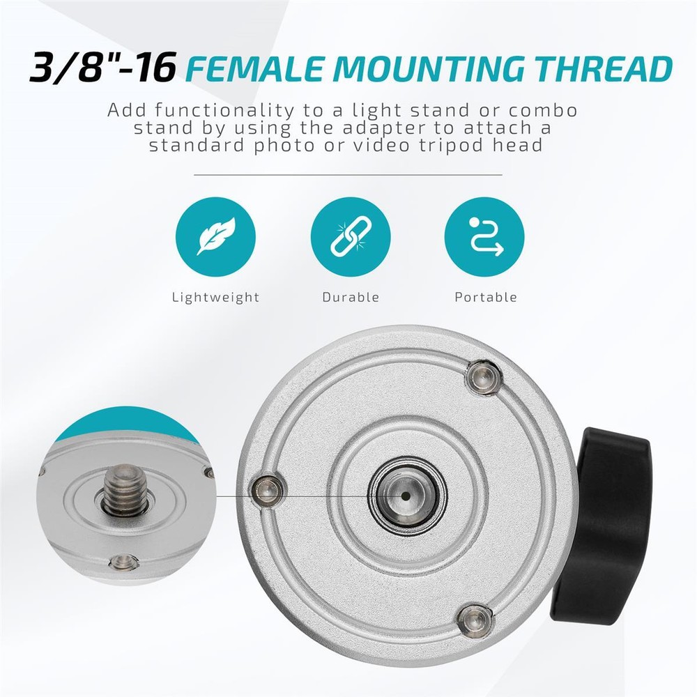 Flashpoint Baby Ball Head Adapter #LS-BBHA