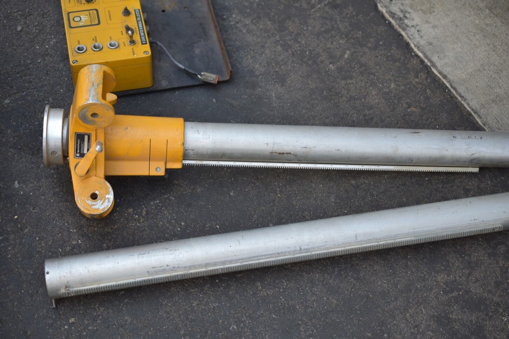 Laser alignment beacon land contouring system