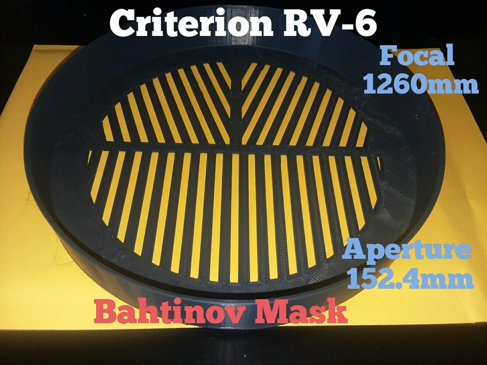 Criterion RV-6 Bahtinov Mask