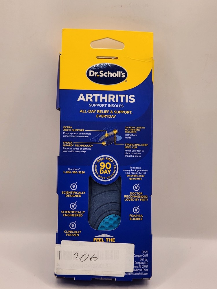 Dr. Scholl's Arthritis Support Insoles, Women, 1 Pair