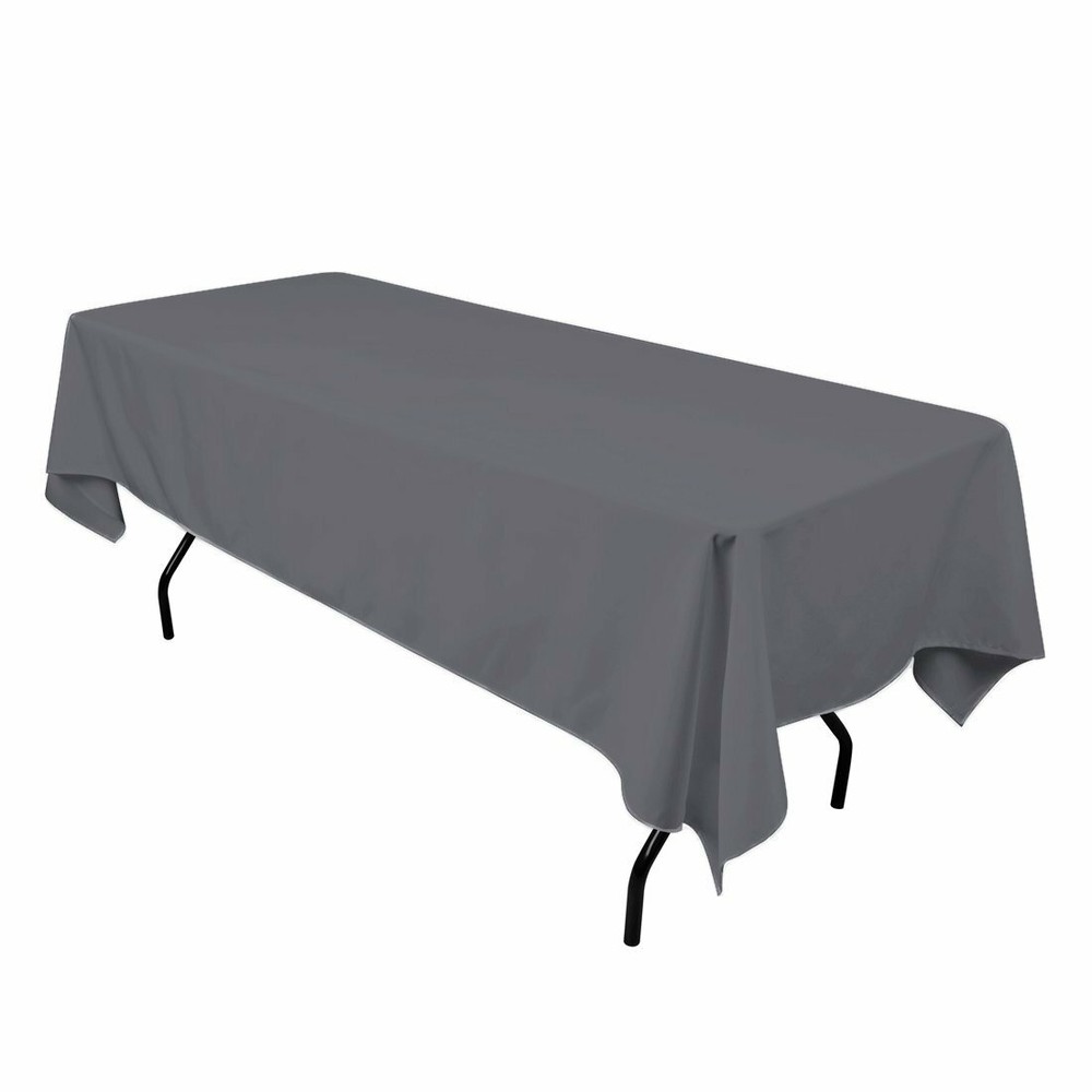 5 Seamless 126x60 inch Rectangular Polyester Tablecloths Banquet Event 3 COLORS