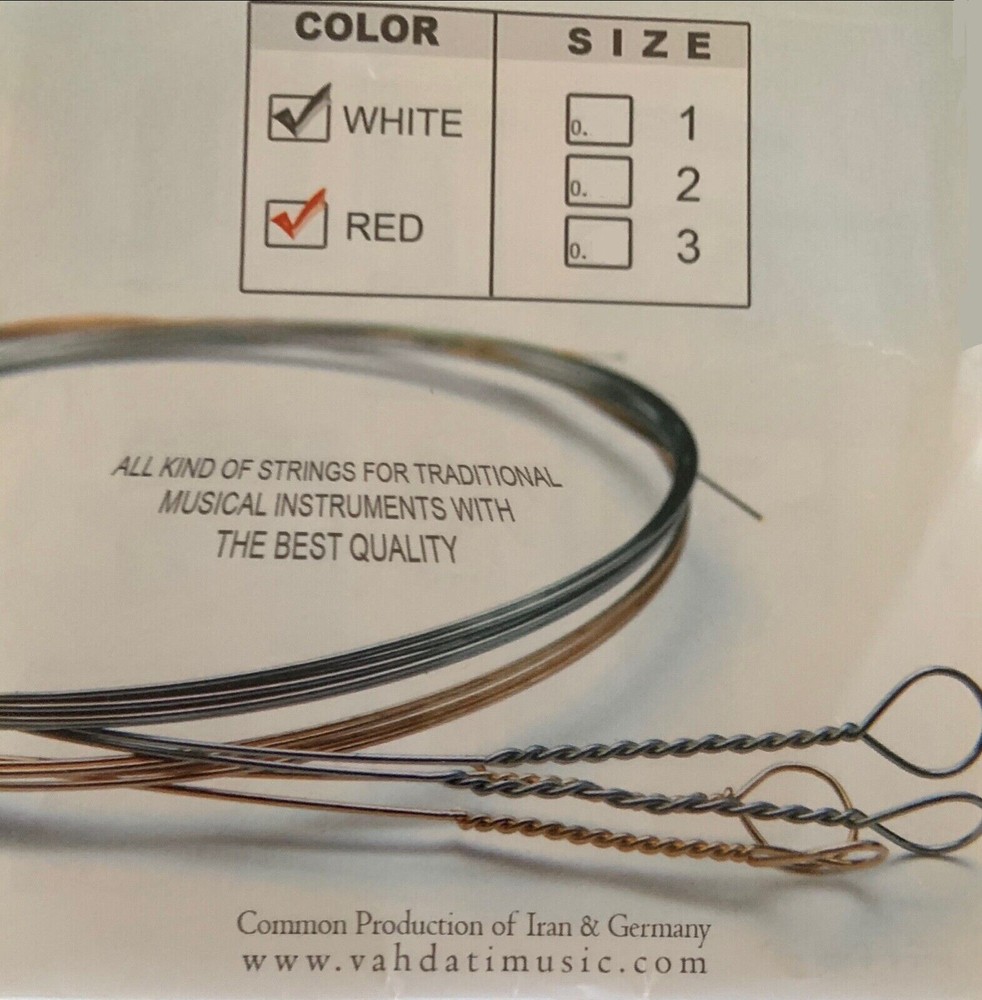 5 Set Persian Tar (Taar or Sim) String Vahdati