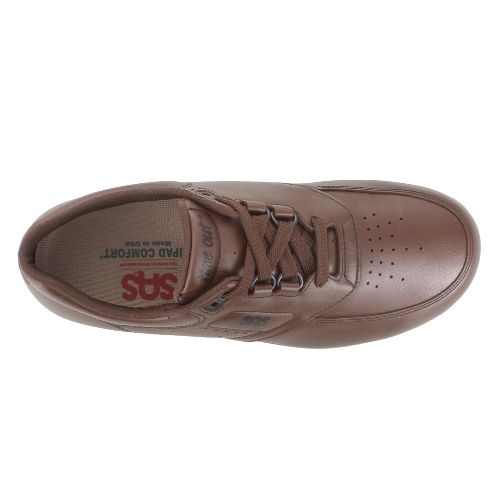 Men's SAS, Timeout Walking Shoe TIMEOUTWAL Walnut LEATHER