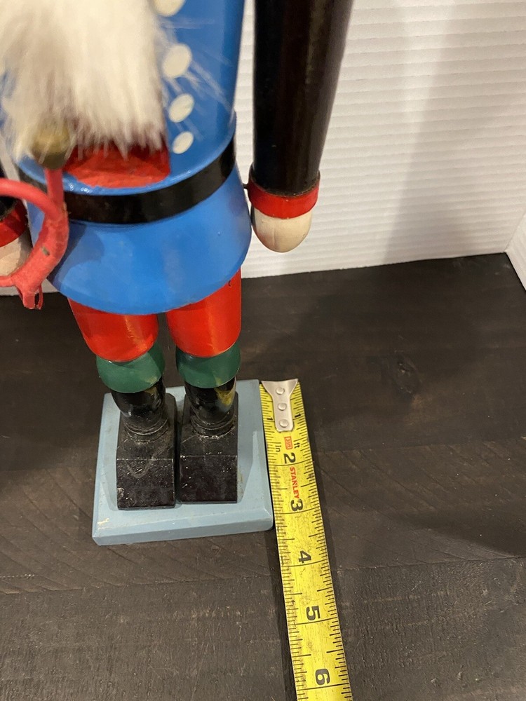 Nutcracker Holding Bugle 17 1/2 in