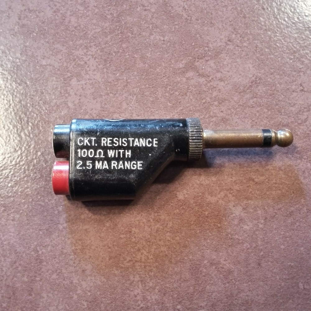 Headphone Test Adapter MX-1411/U, 100 ohm with 2.5ma Range