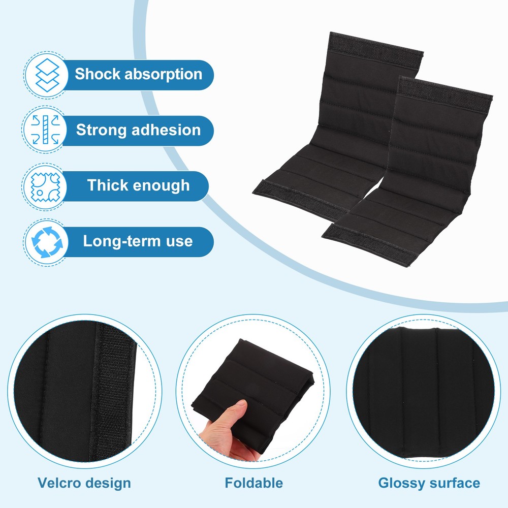 Camera Bag Divider, 2Pcs 8.66"x4.72"x0.31" Shockproof Separator, Black