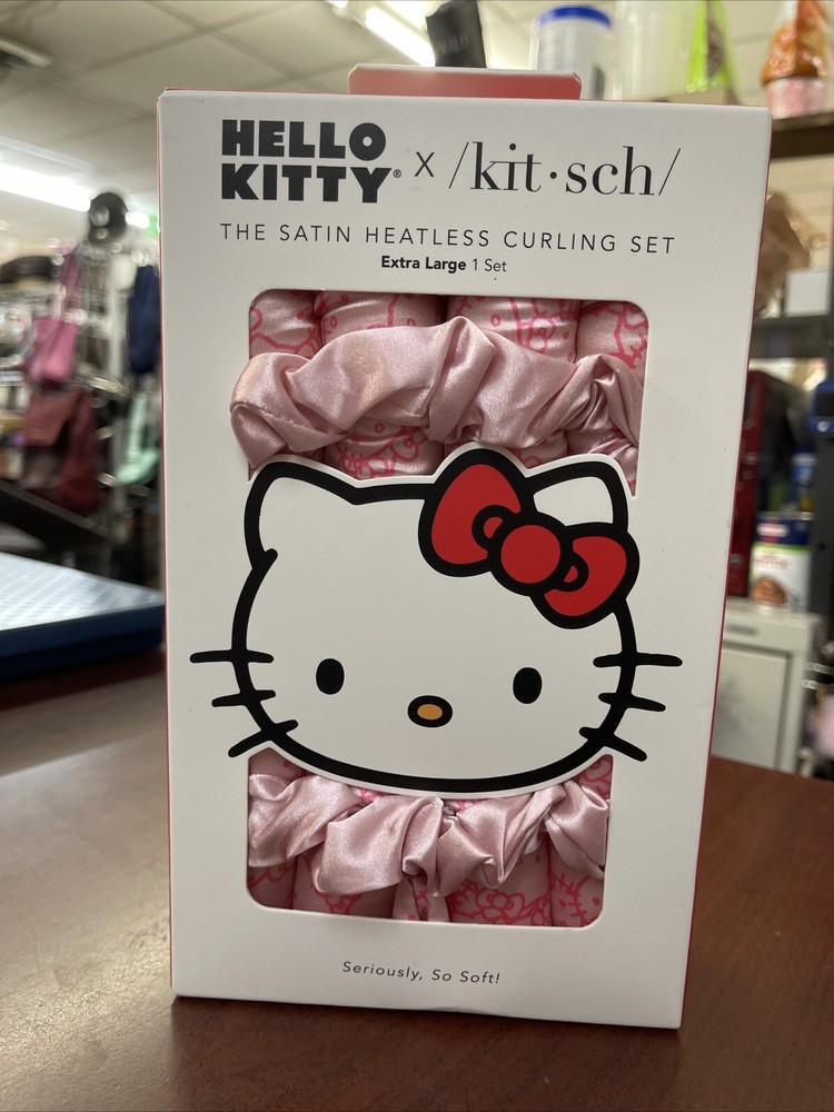 Hello Kitty x Kitsch Heatless Curling Set