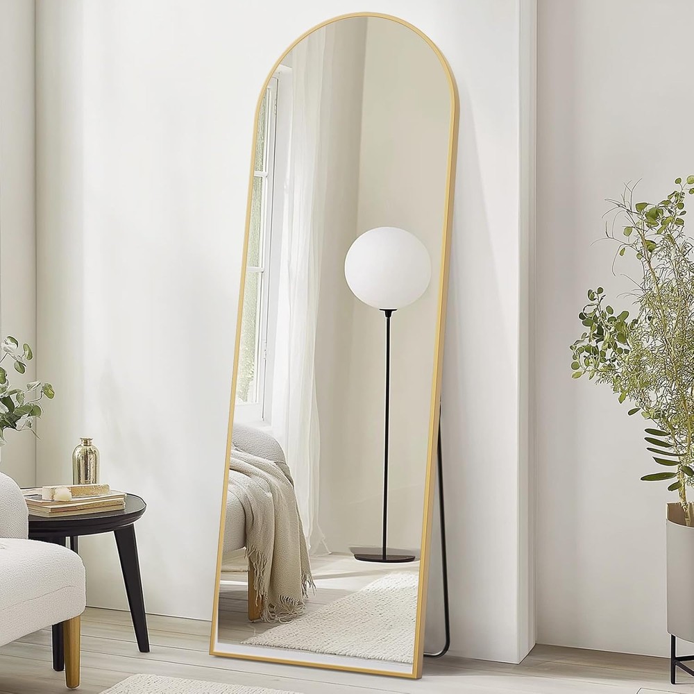 Arched Full Length Mirror with Stand