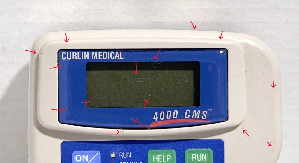 Curlin Medical 4000 CMS Ambulatory Infusion System Power Tested 303 Error Code