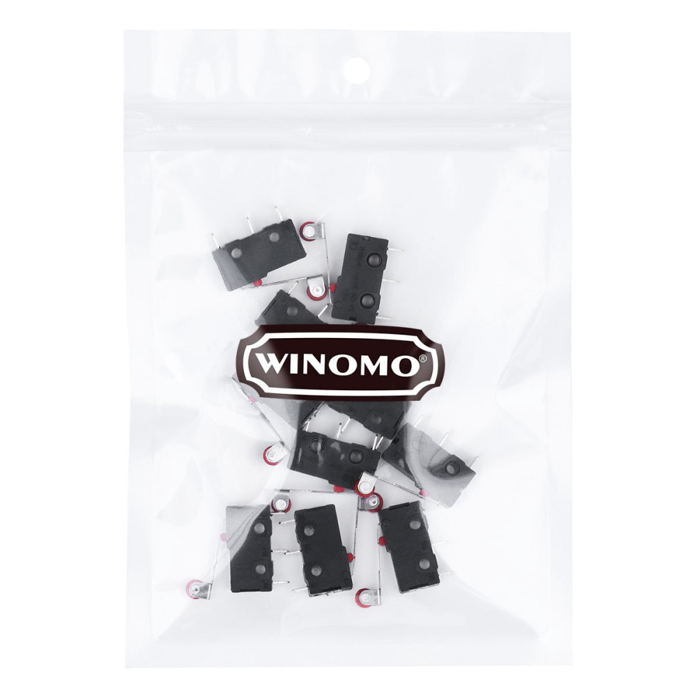 10PCS Mini Micro Limit Switch Roller Lever Arm SPDT Snap Action Switch